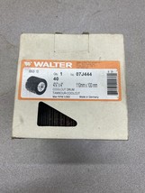 WALTER SURFACE TECHNOLOGIES 07J444 Flap Wheel,4-1/4&quot; Dia.,40 Grit NOS - £32.35 GBP