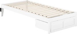 Afi Colorado Twin Extra Long Bed With Foot Drawer And Usb Turbo Charger,... - $237.93