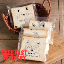 Sandwich Toast Bags -  Reusable - Self Adhesives - 100Pcs - £17.20 GBP