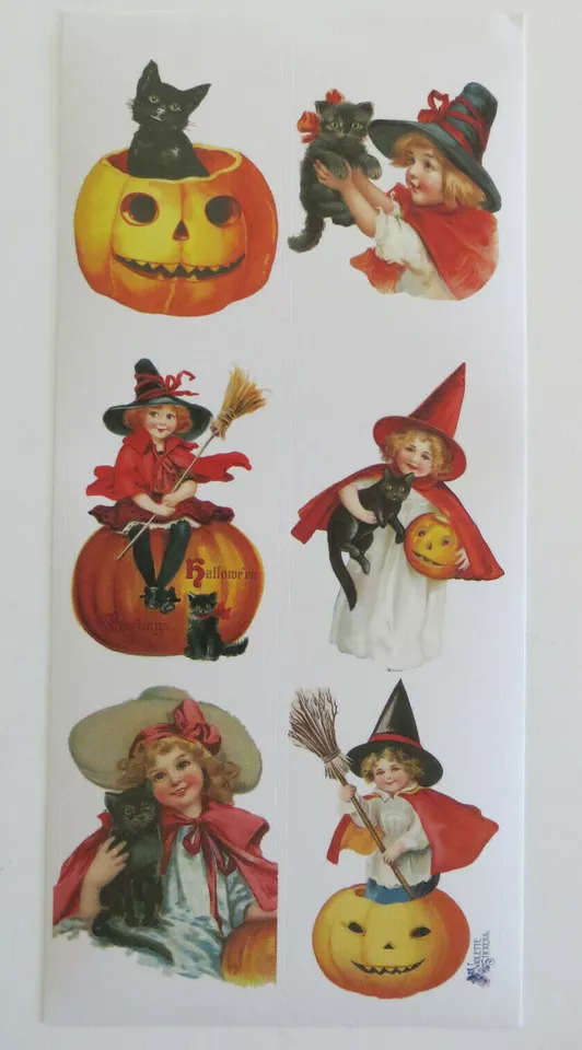 1 Sheet Of Halloween Stickers - $8.99