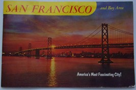 Vintage San Francisco &amp; Bay Area America’s Most Fascinating City Brochure - £7.81 GBP