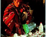 Kaliawala Medicina Healer Lago Titicaca Bolivia Perù Unp Cromo Cartolina J3 - £9.84 GBP