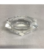 Clear Glass Cigarette Cigar Ashtray - 4.5x3.25x1.5” - $225.80 MXN