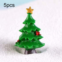 5pcs Simulation Christmas Tree Decoration Christmas Gifts Micro Landscape Snow O - £0.78 GBP