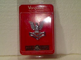 Vanguard USN United States Navy E-5 Silver Color Metal Hat Device Pin NOS - $5.00