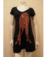 Lauren Moshi Pocket Dress Giraffe Tee Black NEW -SS9-GIR - £70.00 GBP