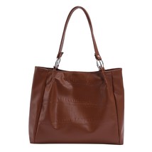 Women Fashion PU Leather Solid Color Shopping Bags Ladies Casual Large Capacity  - £28.95 GBP