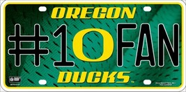 Oregon Ducks Fan Deluxe Metal Novelty License Plate - $18.95