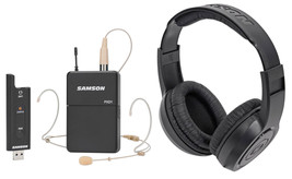 Samson Stage XPD2 Wireless Live Stream Podcast Broadcast Headset Mic+Headphones - £113.31 GBP