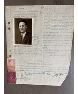 Antiguo documento Rumania Certificado Profesional 1938 - $27.43 CAD