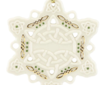 Lenox Irish Celtic Snowflake Ornament Knot Green St Patrick's Day Christ... - $47.00