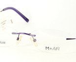 Neu W / Tag M +Air MA104 Pur Lila Rahmenlose Brille Mair 51-17-140mm - £44.66 GBP