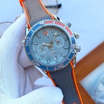 Quartz Watch Seahorse -Pin Watch Stainless Steel Case Rubber Strap Men&#39;s... - £57.10 GBP