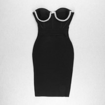 Free Shipping 2022 New Women age Dress  Strapless Wrap Chest Halter Bodycon  Dre - £173.13 GBP