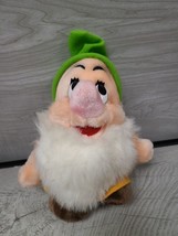 Disney World Store Bashful The Dwarf 8&quot; Plush Vintage Snow White - £6.64 GBP