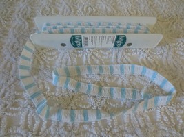7/8&quot; Wide BLUE &amp; WHITE STRIPE Cotton &amp; Polyester Sewing TRIM - 7 Yards - $6.00