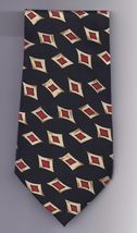 Mens Daniel Fasson 100% silk Neck Tie 58" long 3 1/2" wide Necktie - $9.85