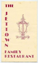 Jettown Family Restaurant Menu Frankfurt Kentucky 1990&#39;s - £13.96 GBP