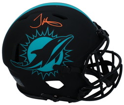 Tyreek Hill Autographed Miami Dolphins Eclipse Authentic Speed Helmet Beckett - £472.11 GBP