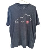 Jim Beam Whiskey T-shirt Tennessee Gray Size Large - $12.55