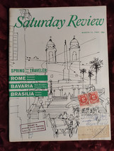 Saturday Review March 12 1960 Spring Travel Rome Brasilia Oberammergau Holland - £8.47 GBP