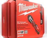 Milwaukee M12 Force Logic Press Tool 1/2&quot;-1&quot; Kit 2473-22 NEW - £1,205.52 GBP