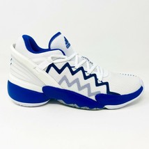 Adidas D.O.N. Issue 2 White Royal Blue Mens Donovan Mitchell Sneakers FX9430 - £54.31 GBP