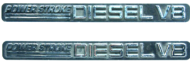 Power Stroke Diesel V8 Emblem Set  99-04 Ford F250 F350 1C3Z-16720-AA  OEM 2590 - £34.01 GBP