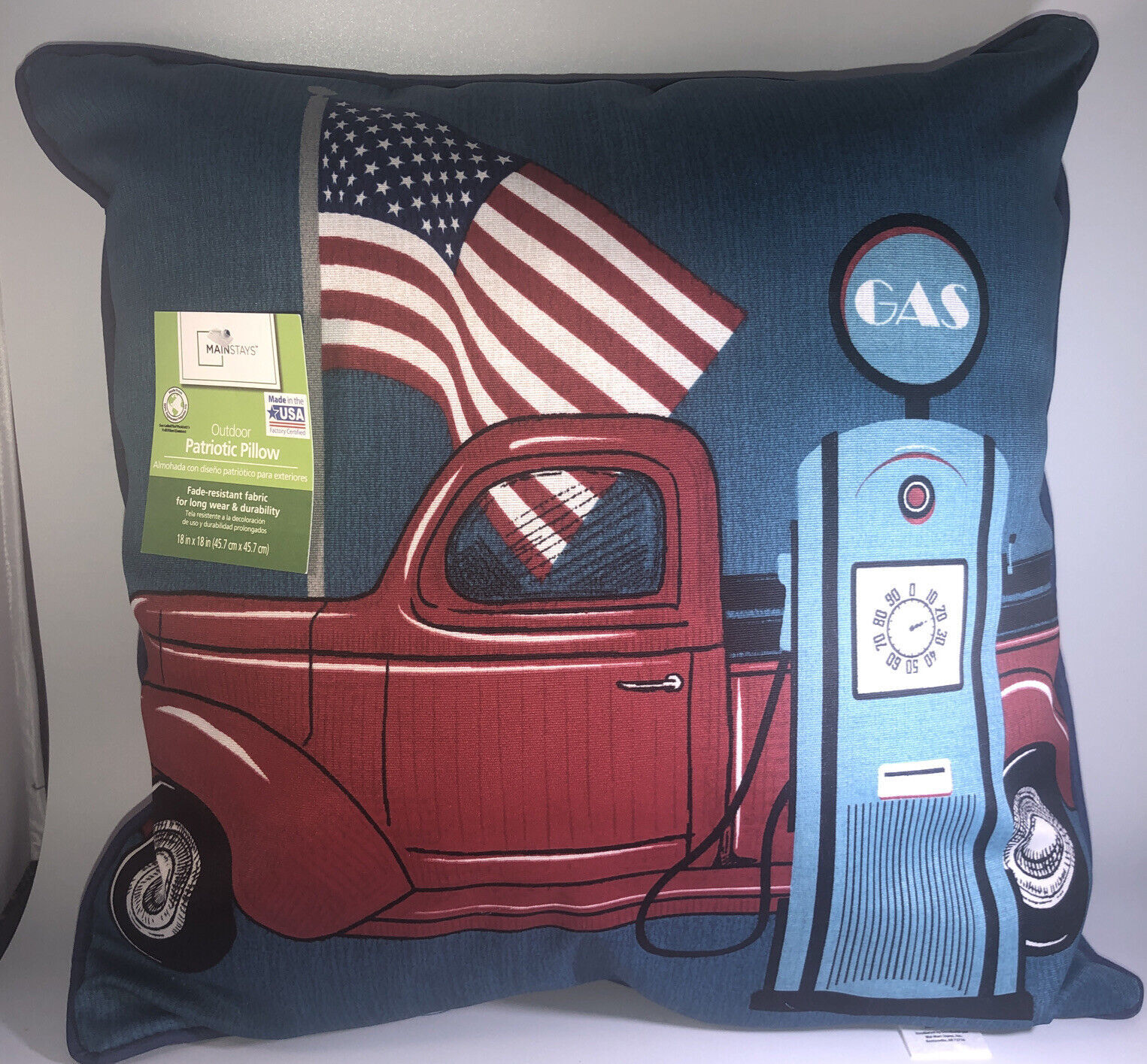 18”x18"Outdoor/Indoor Pillow-Fade Resistant-BRAND NEW-SHIPS SAME BUSINESS DAY - $24.63