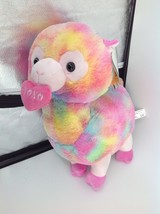 Kellytoy Hug Me Llama AlpacaTie Dye Xoxo Heart Plush New with Tags Pink Teal New - £22.15 GBP