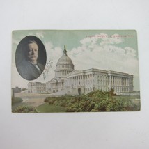 Postcard William Howard Taft Portrait Our Next President Washington DC Antique - £7.98 GBP