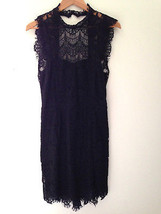 NWT Free People Short Black Crochet Lace Daydream Bodycon Slip Dress S $138 - £70.18 GBP