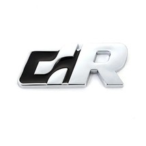 New  GR SR Car Front Hood Grille Sticker Logo  For Racing VW R Sagitar Pat Golf  - £60.01 GBP