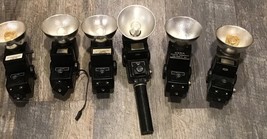 Lot Of 6 35mm Vivitar 285HV Zoom Auto Thyristor Flashes - $1,803.93 MXN