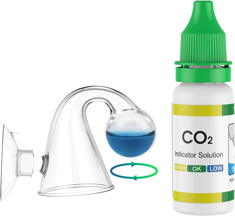 Pawfly Glass CO2 Drop Checker for Aquarium CO2 Indicator for Planted Fish Tank C Item image 12