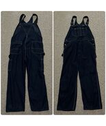 Vintage Toughskins Sears Roebuck Painters Bib Overalls Carpenter Denim S... - $17.21