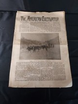 1895 AMERICAN CULTIVATOR BOSTON NEWSPAPER New Hampshire Logging Photo Cover - £14.44 GBP