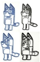 Bluey Puppy Cartoon Family Bingo Bandit Chilli Set of 4 Cookie Cutter USA PR1574 - £8.70 GBP