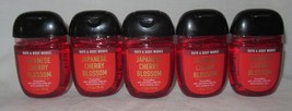 Bath &amp; Body Works Pocket Bac Hand Gel Lot Set Of 5 Japanese Cherry Blossom - £14.16 GBP