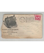 Antique 1899 Oliver Typewriter Advertising Cover Envelope Grand Rapids M... - $11.99