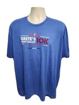 2022 NYRR New York Road Runners Gretes Great Gallop 10K Adult Blue XL TShirt - £15.29 GBP