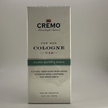 (1) Cremo Silver Water &amp; Birch Cologne Spray, Eau De Toilette, 3.4 Fl Oz - £20.88 GBP