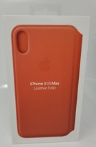 Apple Leather Case for iPhone XS Max, Original Folio Case, Authentic SUNSET - $7.69