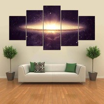 Multi Panel Print Big Bang Star Canvas 5 Piece Wall Art Galaxy Space Universe - £21.98 GBP+