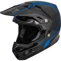 FLY RACING Formula Carbon Tracer Helmet, Blue/Black, Men&#39;s Large - £548.54 GBP
