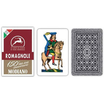 Modiano Romagnole Dark Red Cards - $26.03