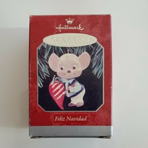 1998 Hallmark Keepsake Christmas Ornament - Mouse Chili Pepper - Feliz N... - $9.49