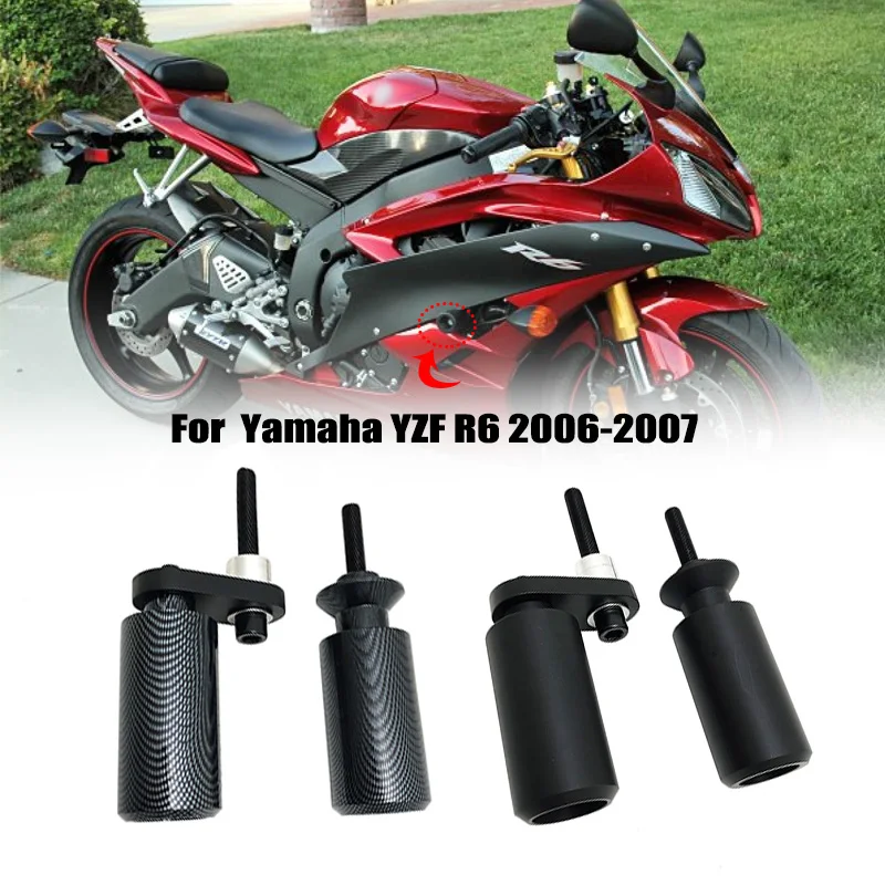 YZF R6 Frame Sliders Crash Falling Protection Engine Protector For Yamaha YZF R6 - £27.28 GBP