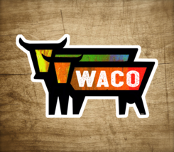 Waco Texas Decal Sticker 3.75&quot; X 2.25&quot; Cattle Cow Rancher Vintage Longhorn - £4.18 GBP