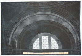 Semicircle Museum Window ~ Art Quilt - £638.68 GBP